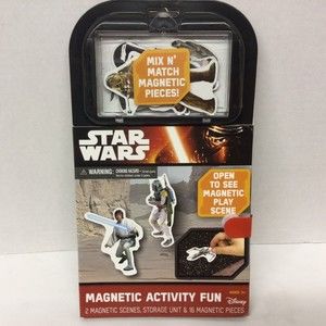 Disney Star Wars Magnetic Activity Fun Magnetic Pieces, Scenes, Storage …